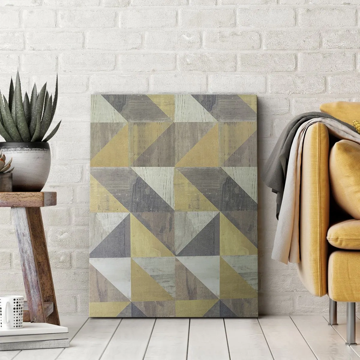 Vászonkép - A háromszög szögében - 50x70 cm