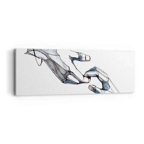 Vászonkép - Szép gesztus - 90x30 cm