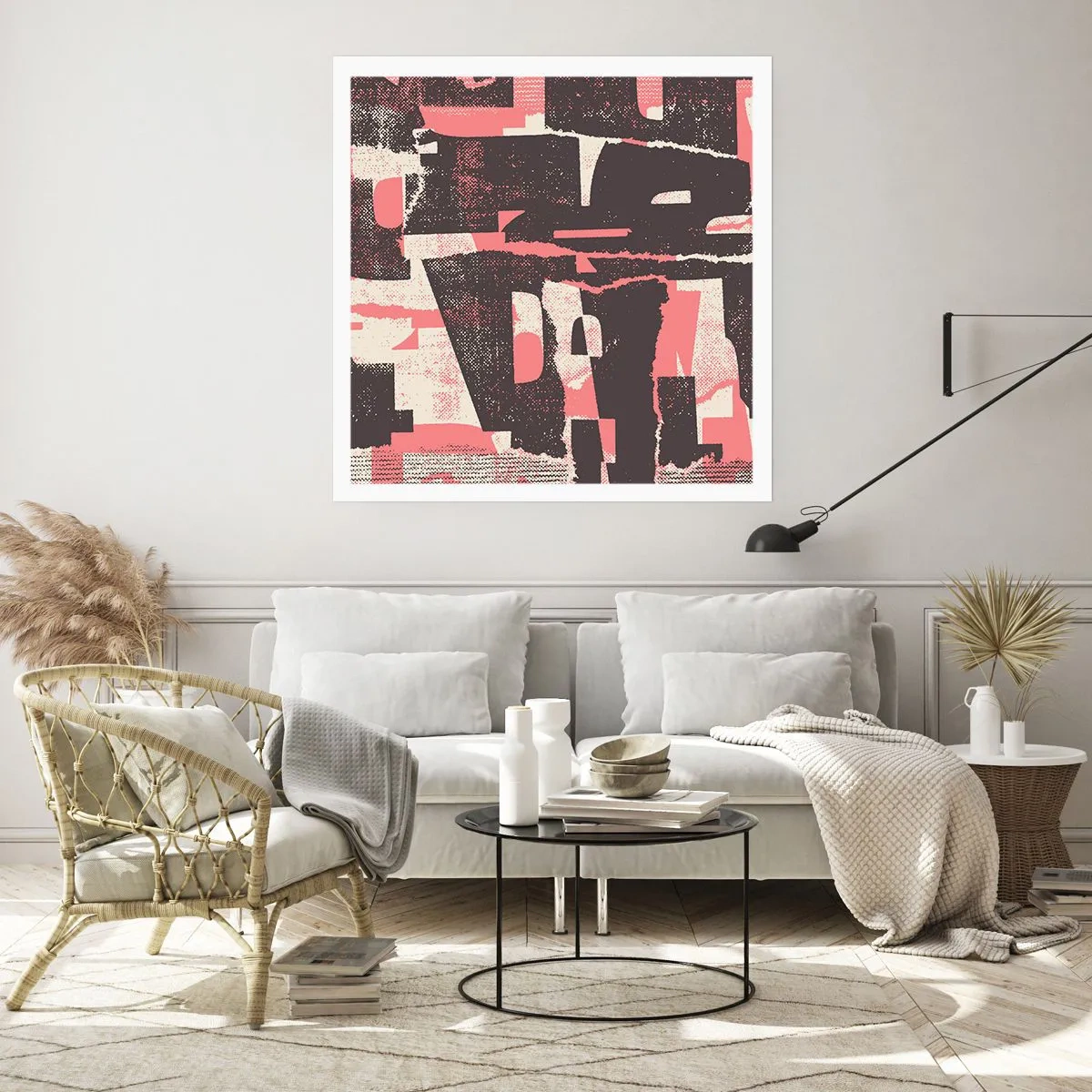 Poszter - Minden nyüzsgés és nyüzsgés - 50x50 cm