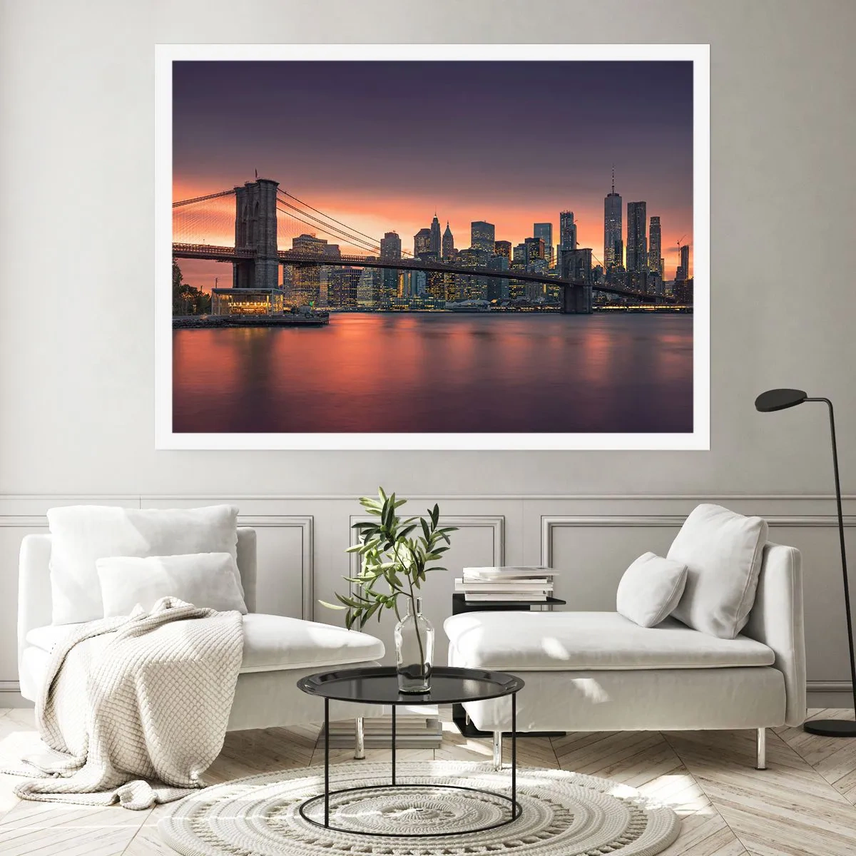 Poszter - Lila csendbe merülve - 40x30 cm