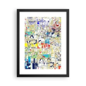 Poszter fehér keretben - Egyszerűen tetszik a szemnek - 30x40 cm