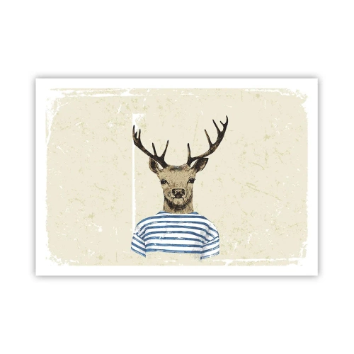 Poszter - Mert szeretem a csíkos pólókat! - 100x70 cm