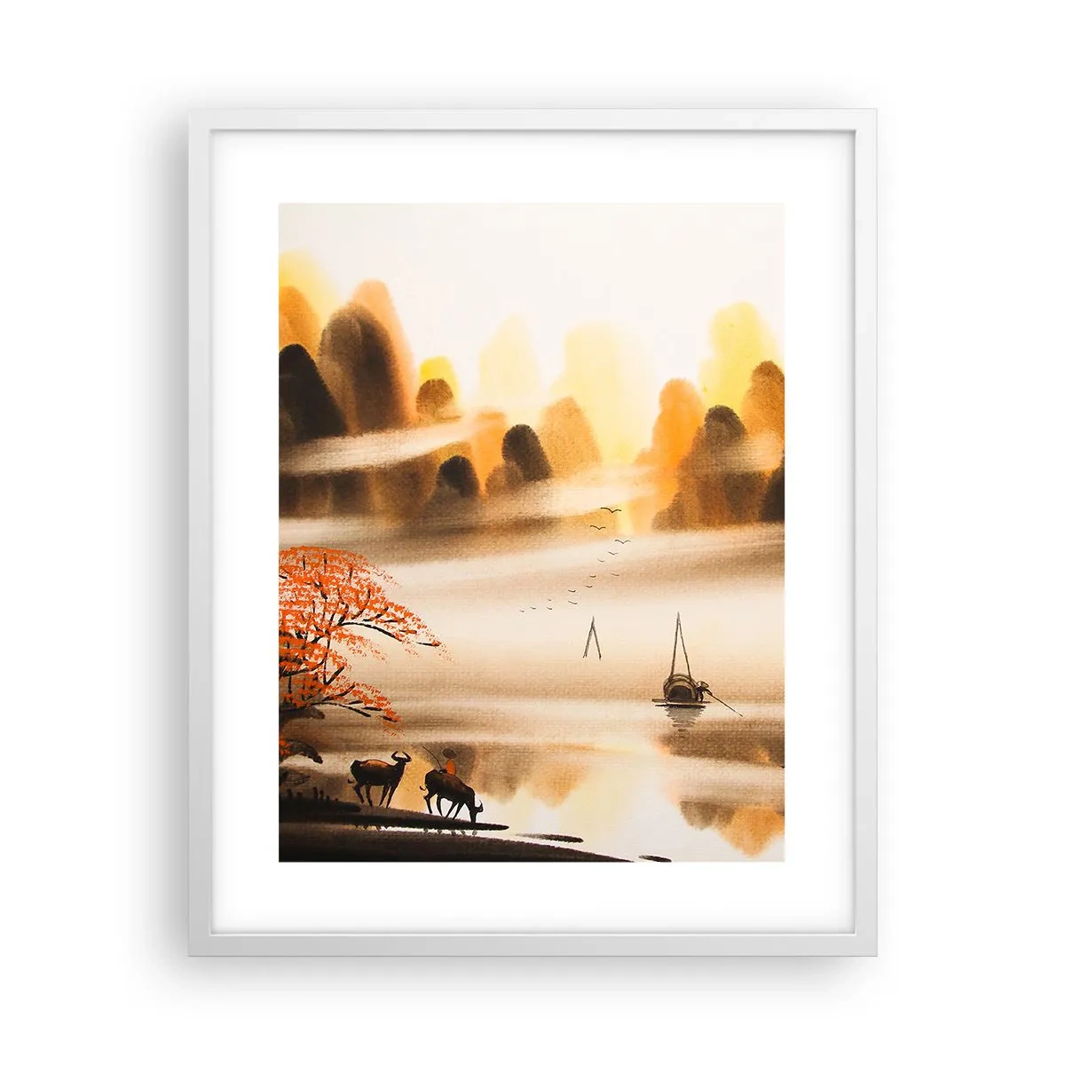 Poszter fekete keretben - Távolabb, mint a Távol-Kelet - 40x50 cm