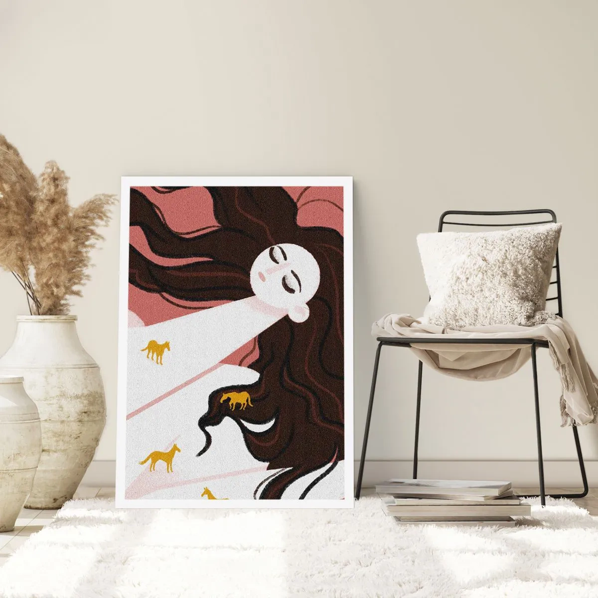 Poszter - Álom egy arany lóról - 50x70 cm