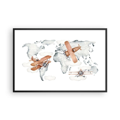 Poszter fehér keretben - Úttörő szellemben - 91x61 cm