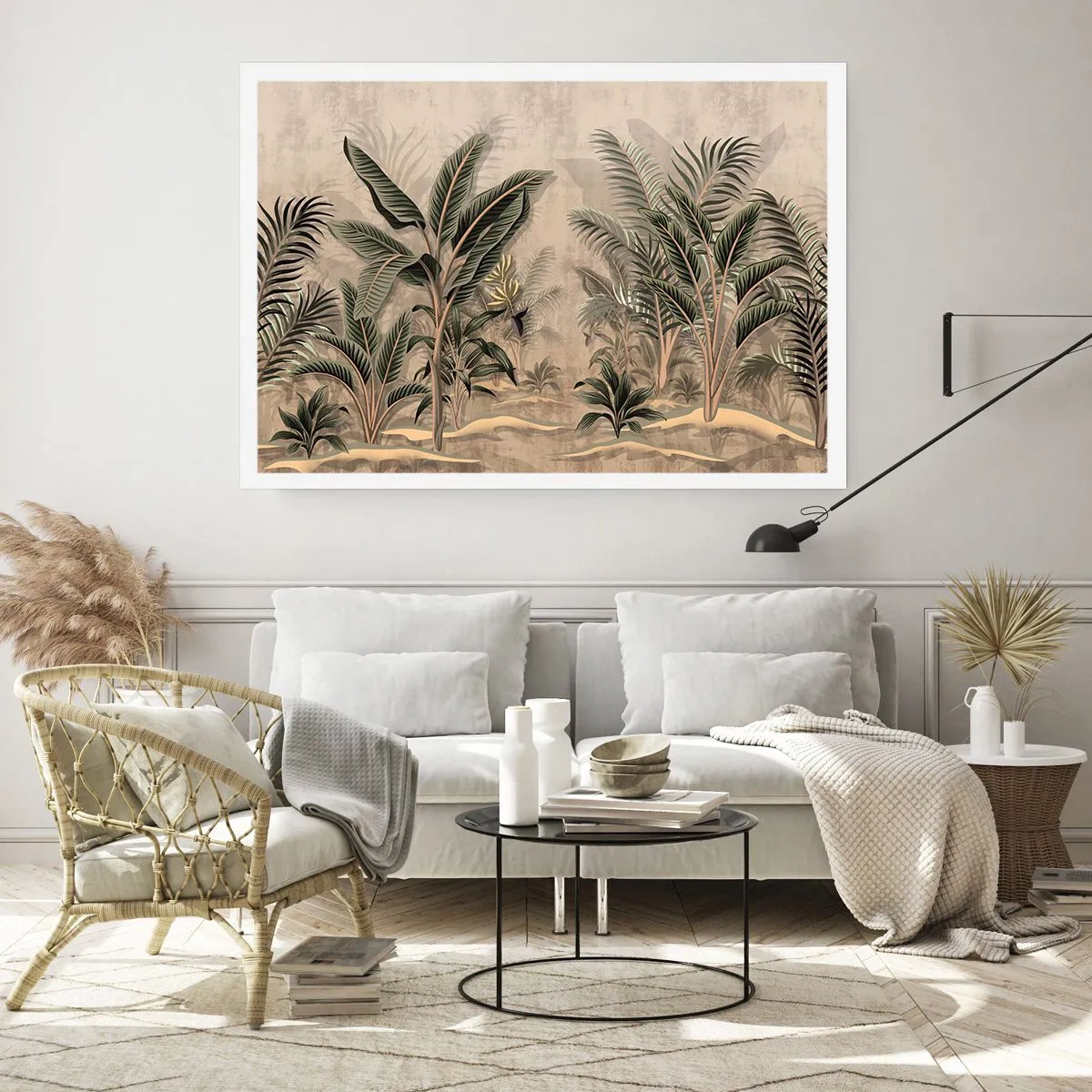 Poszter - Gyarmati stílusú metszet - 70x50 cm