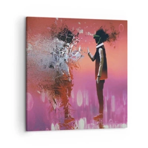 Vászonkép - Tudsz magadba nézni? - 50x50 cm