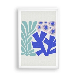 Poszter fekete keretben - Víz alatti kert - 61x91 cm