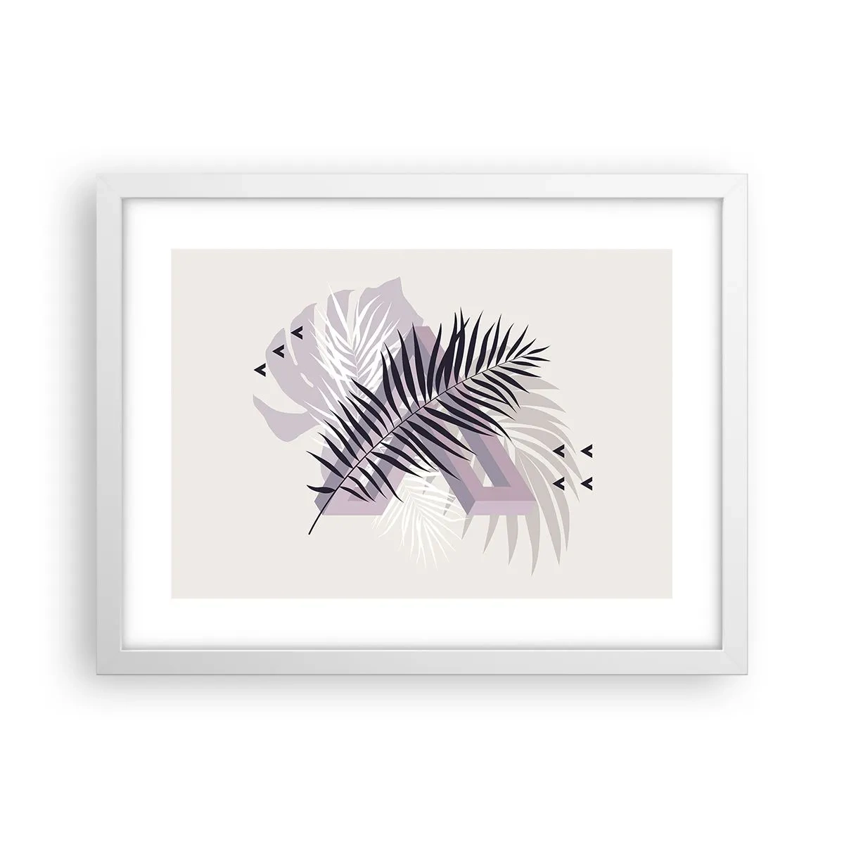 Poszter fekete keretben - Az árnyék árnyéka - 40x30 cm