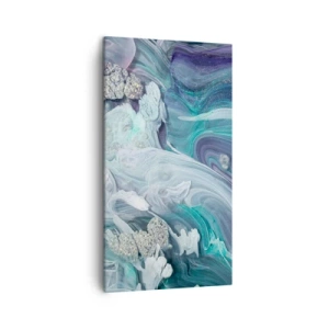 Vászonkép - Kék áramlatok - 45x80 cm