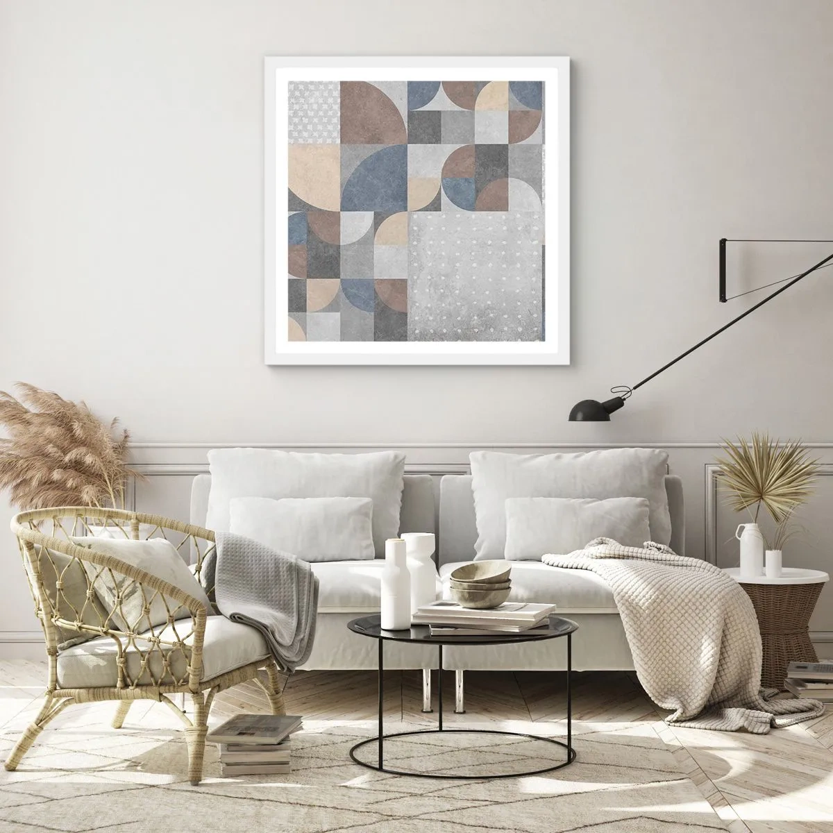 Poszter fekete keretben - Kerámia fantázia - 50x50 cm