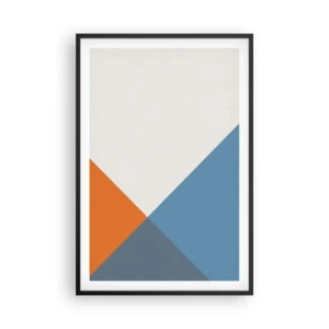 Poszter fehér keretben - Szögben… - 61x91 cm