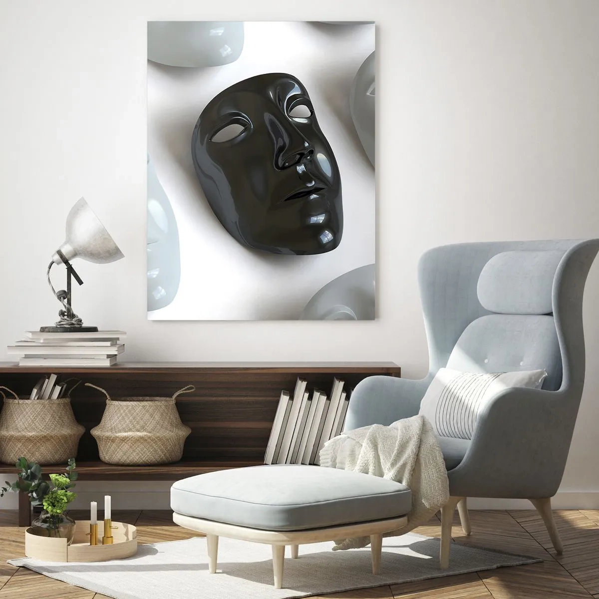 Üveg kép - Hogyan lehet kitűnni? - 50x70 cm