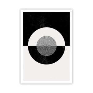 Poszter - Harmónia fekete-fehérben - 70x100 cm