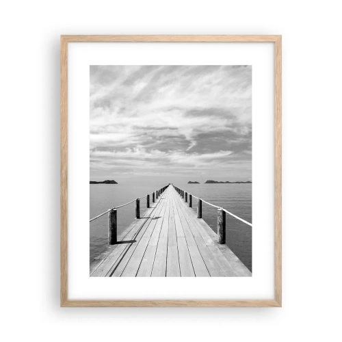 Poszter világos tölgy keretben - Talán egy kirándulás... - 40x50 cm