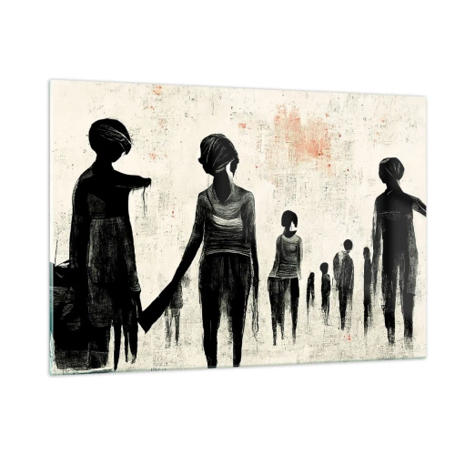 Üveg kép - A magány ellen - 120x80 cm