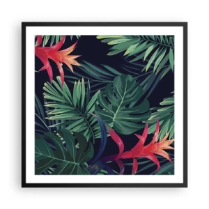 Poszter fehér keretben - Zölden égni - 60x60 cm