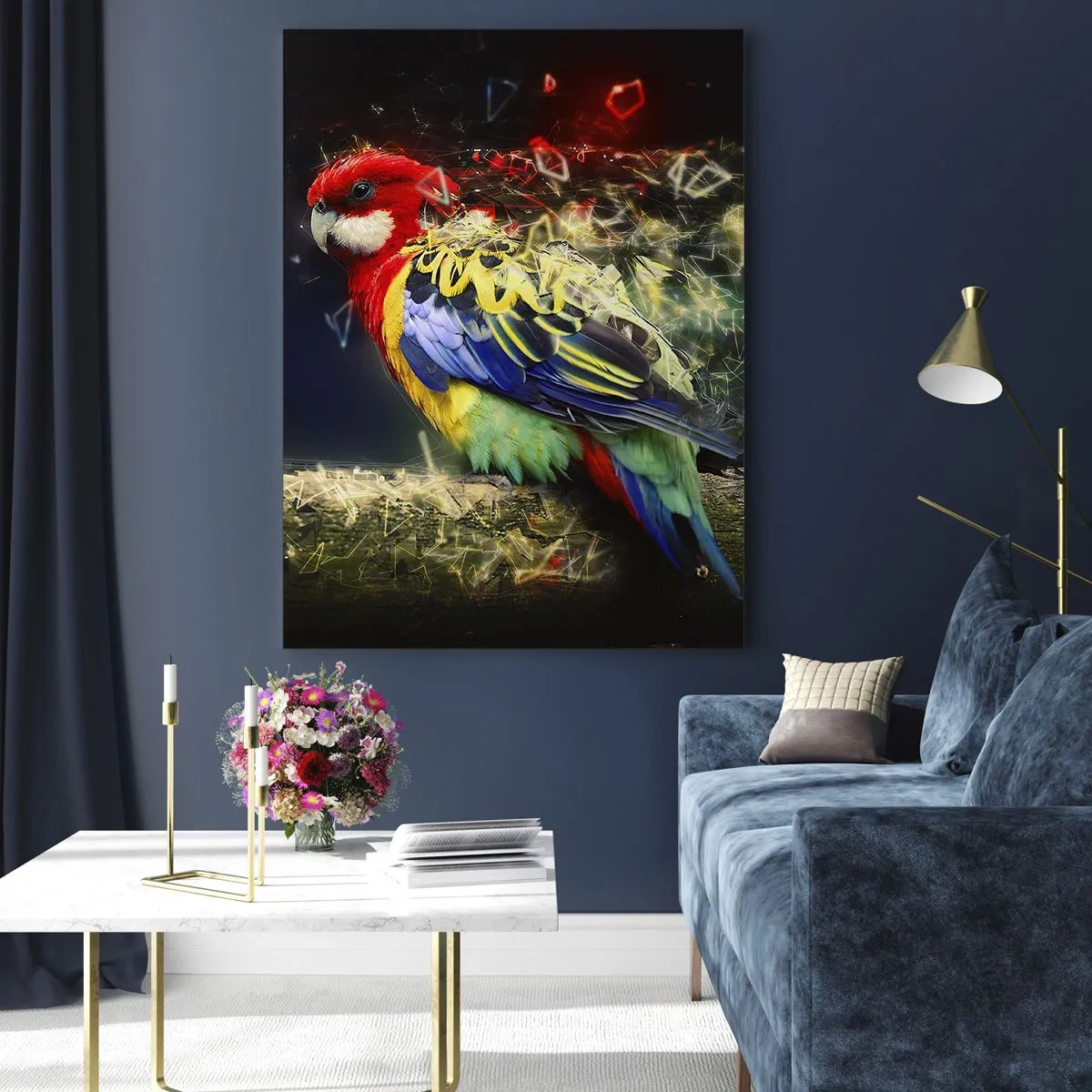 Üveg kép - A ragyogás hírnöke - 50x70 cm