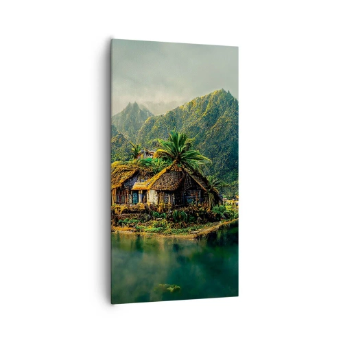 Vászonkép - Trópusi paradicsom - 65x120 cm