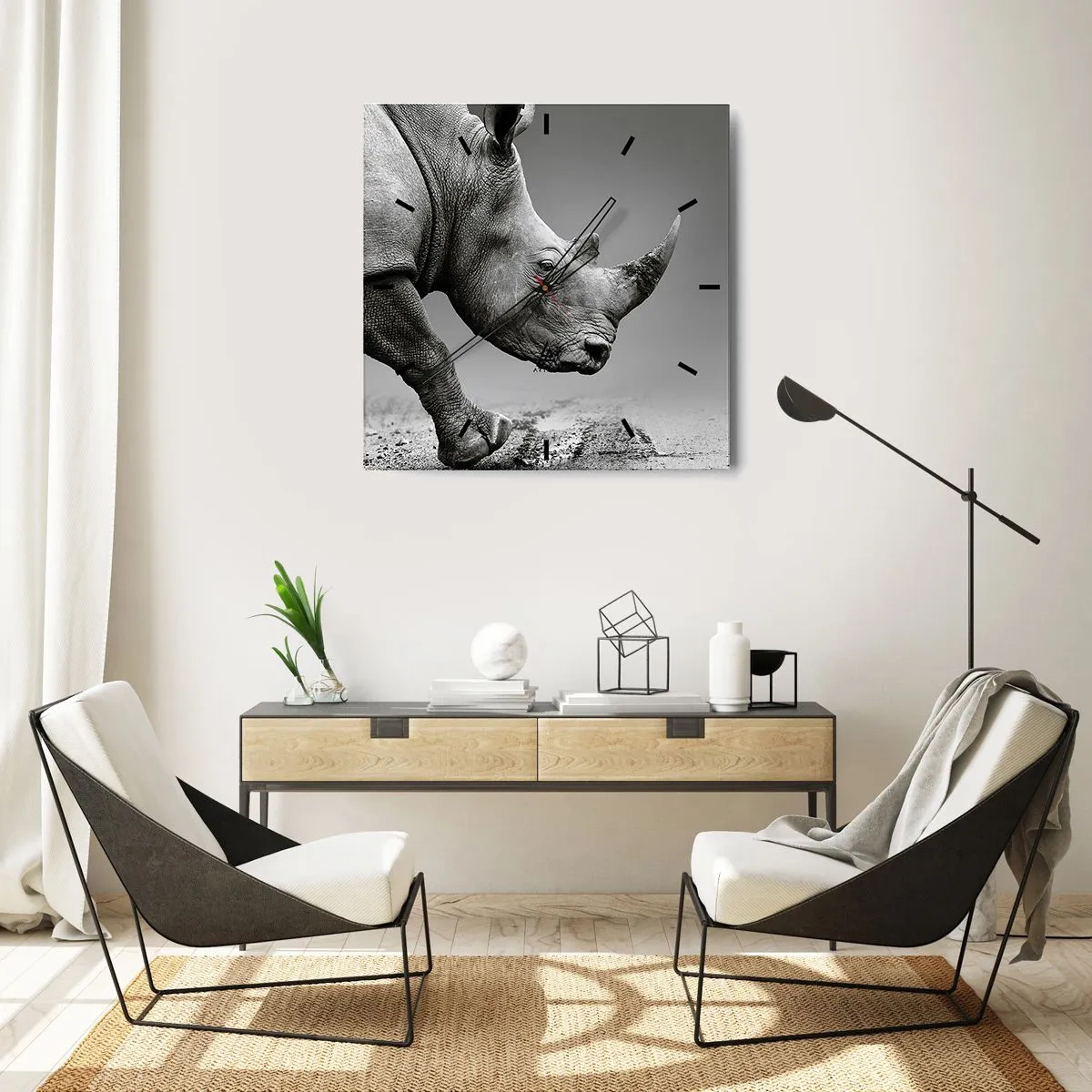 Falióra, Óra - Megállíthatatlan erő - 40x40 cm