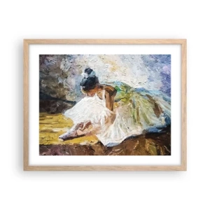 Poszter világos tölgy keretben - Degas festményéből - 50x40 cm
