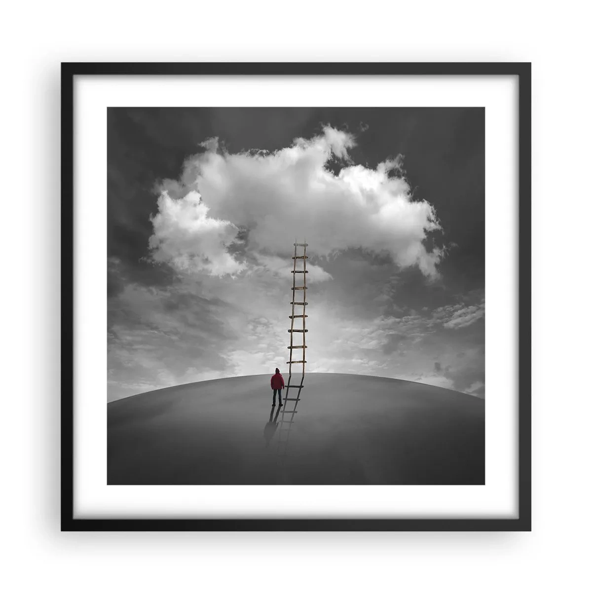 Poszter fehér keretben - Minden lehetséges - 50x50 cm