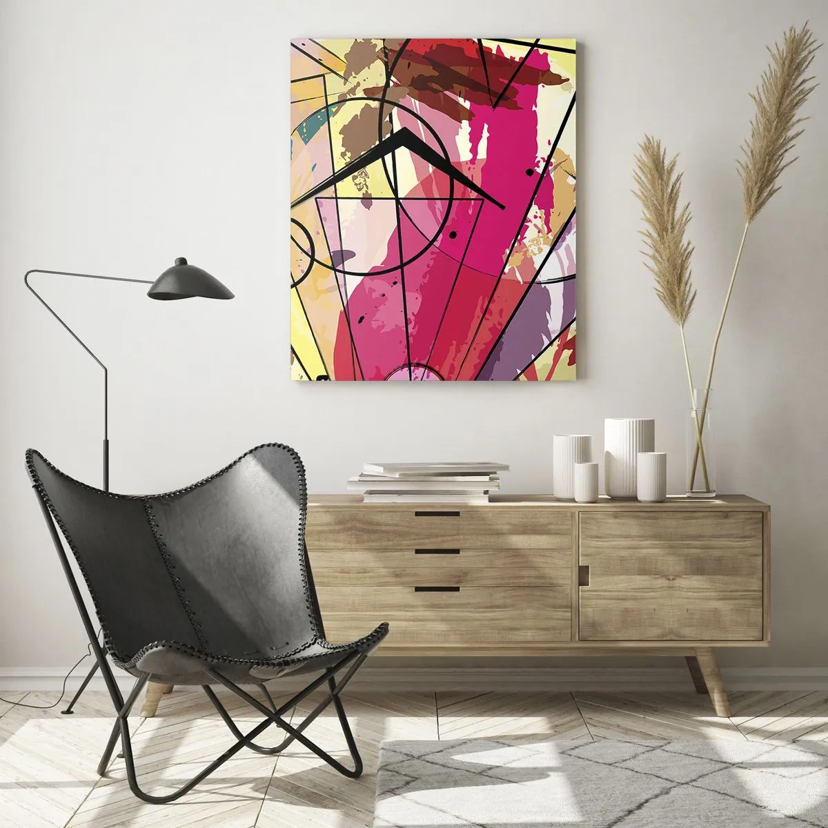 Üveg kép - Robbanás - 50x70 cm