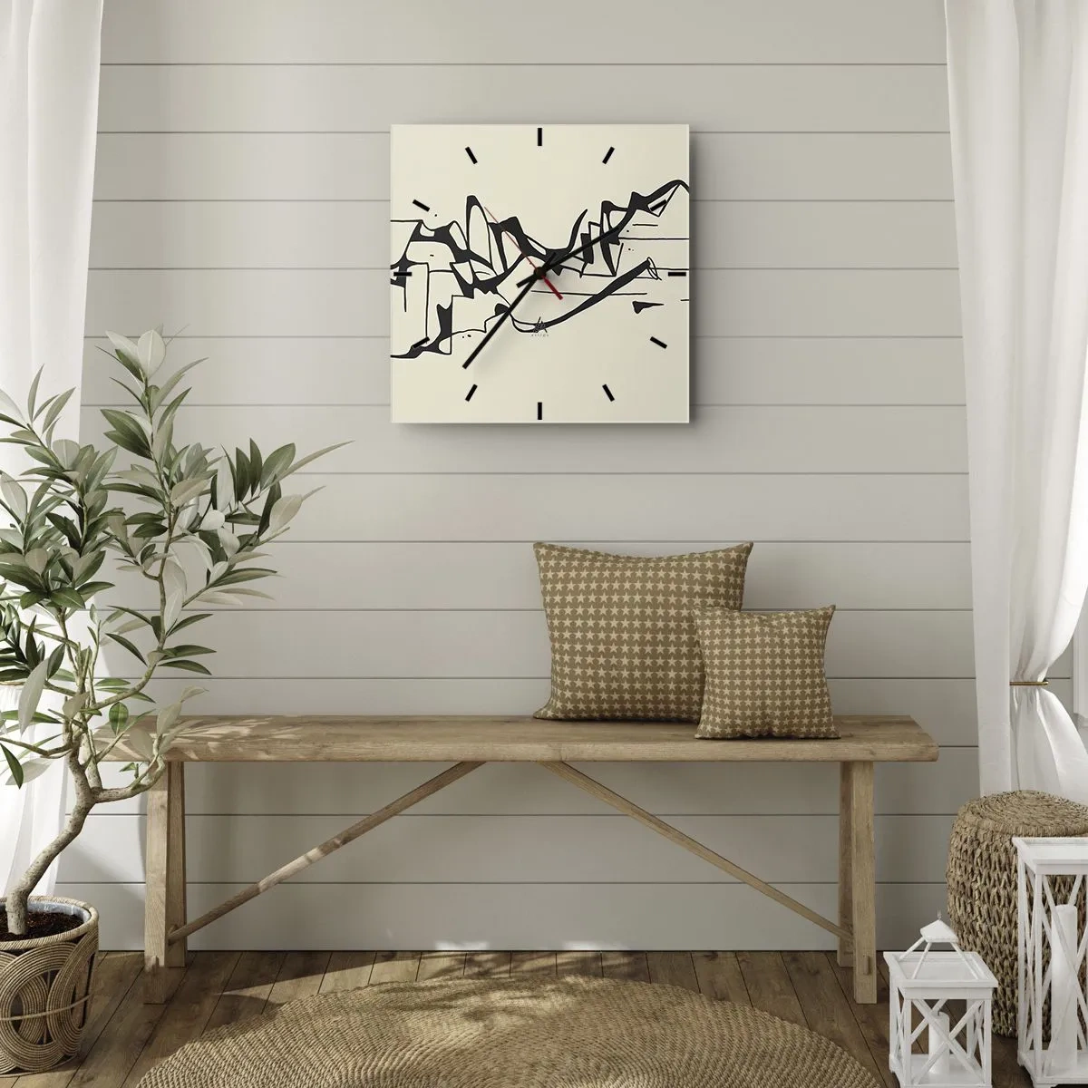 Falióra, Óra - Lehet egy táj - 40x40 cm