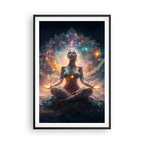 Poszter fehér keretben - A jó energia áramlása - 61x91 cm