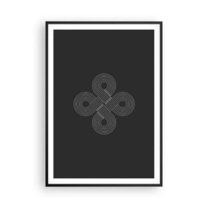 Poszter fehér keretben - Kelta szellemben - 70x100 cm