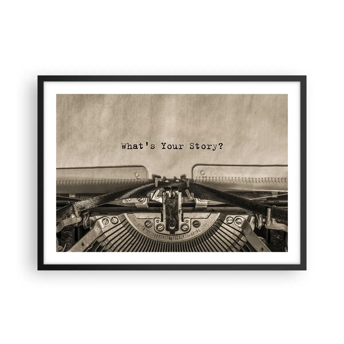 Poszter fehér keretben - Meséld el - 70x50 cm