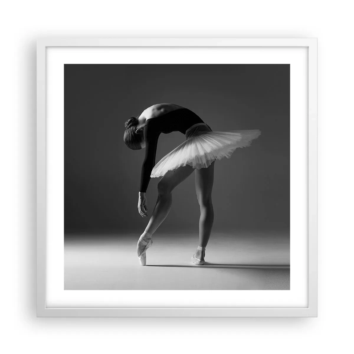 Poszter fekete keretben - Bella balerina - 50x50 cm