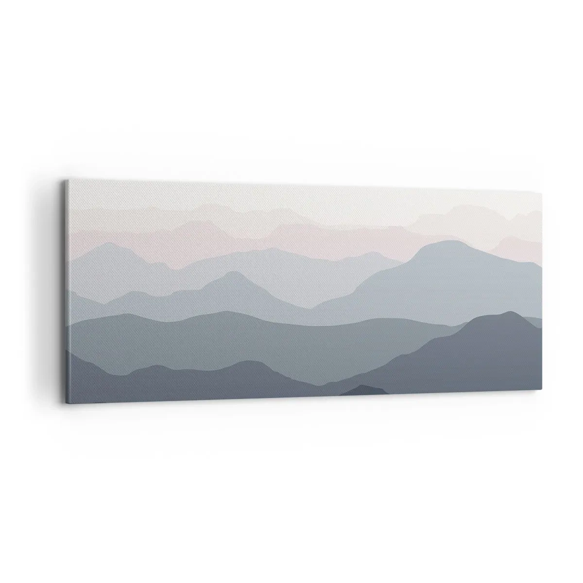 Vászonkép - A hegyek hullámai - 100x40 cm
