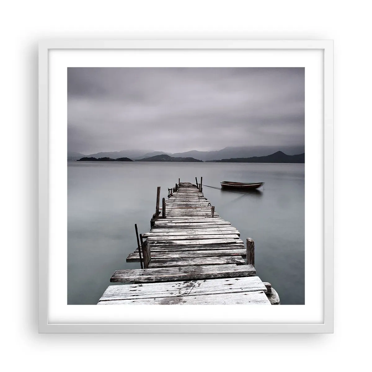 Poszter fekete keretben - Holnap indulhatsz - 50x50 cm