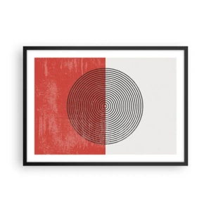 Poszter fehér keretben - Pont a célba - 70x50 cm
