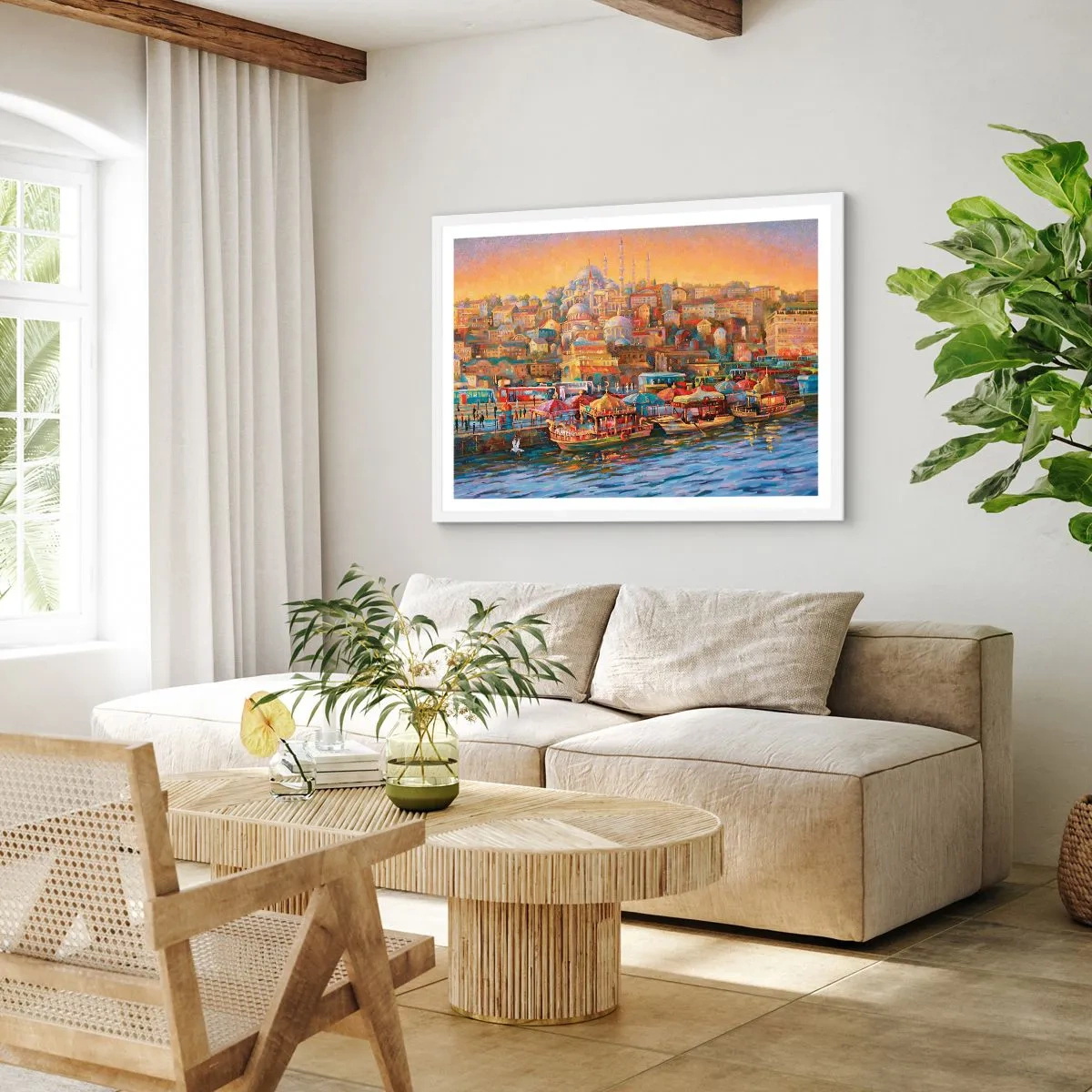 Poszter fekete keretben - Isztambuli mese - 70x50 cm