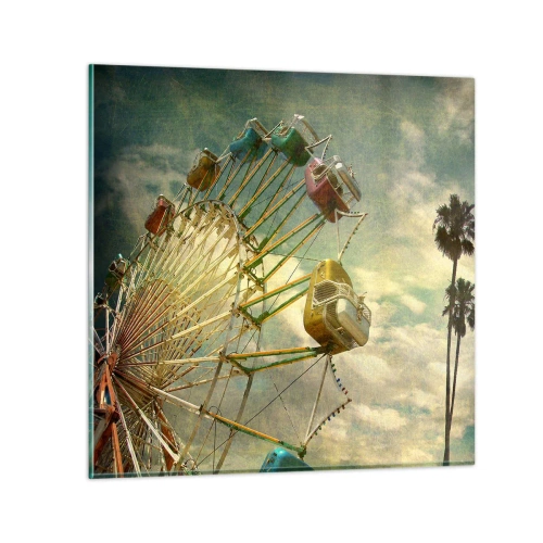 Üveg kép - Lesz, lesz mulatság.... - 70x70 cm