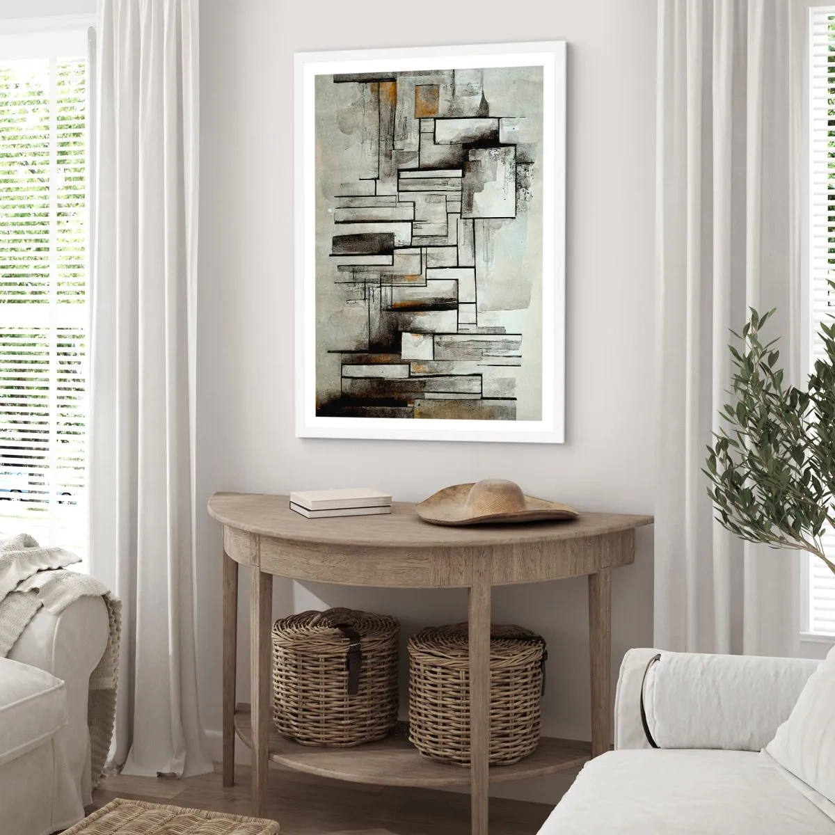 Poszter fekete keretben - Az egyszerűség ereje - 70x100 cm