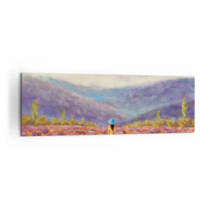 Vászonkép - A levendula világában - 160x50 cm