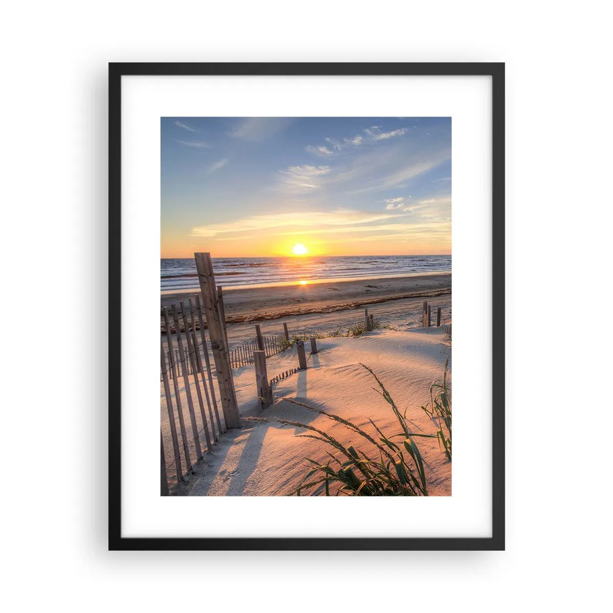 Poszter fehér keretben - A szél ragyogása és árnyéka - 40x50 cm