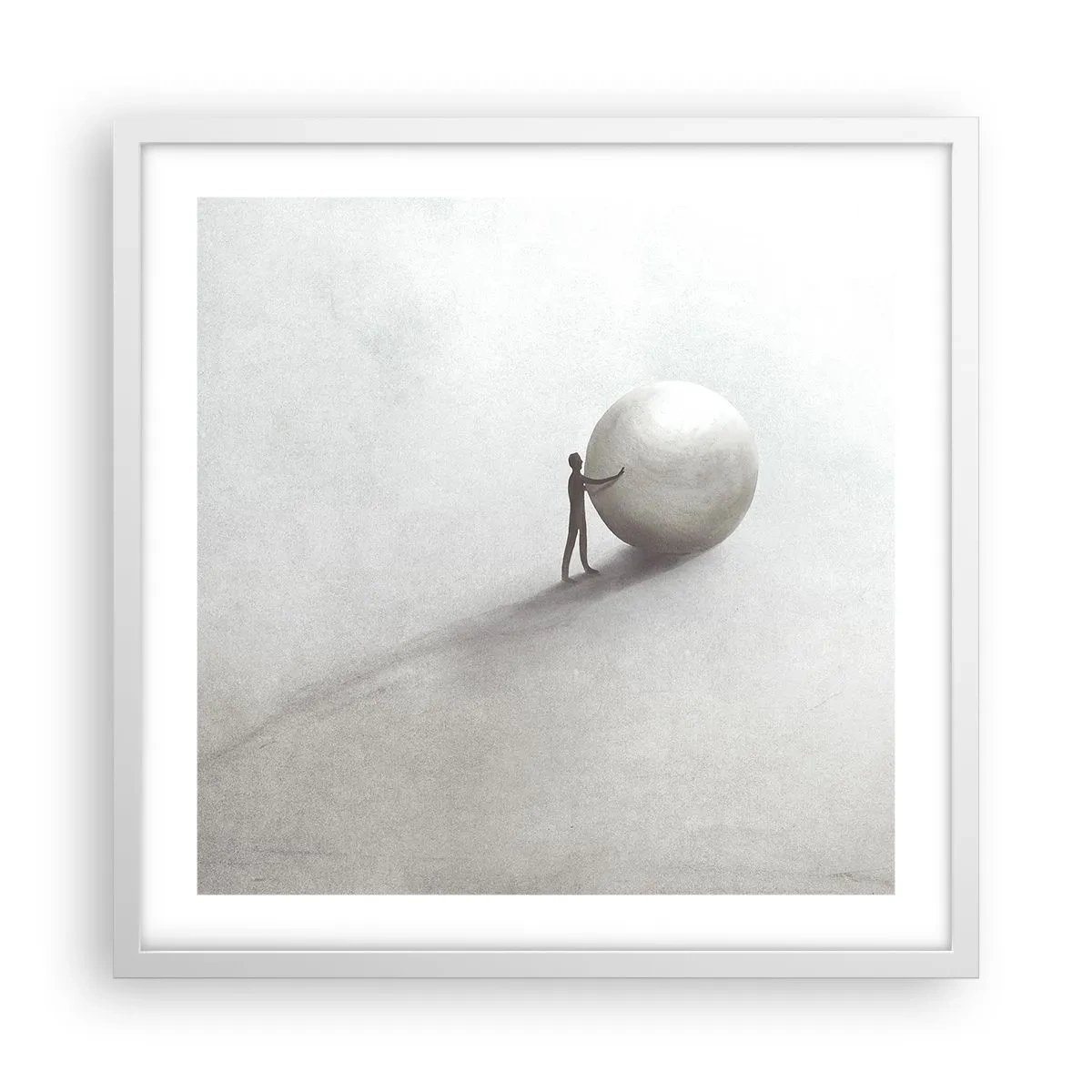 Poszter fekete keretben - Az élet játéka - 50x50 cm