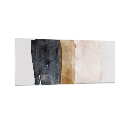 Üveg kép - A föld színeinek kompozíciója - 100x40 cm