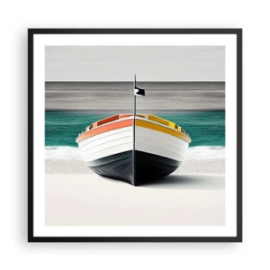 Poszter fehér keretben - A maga helyén - 60x60 cm
