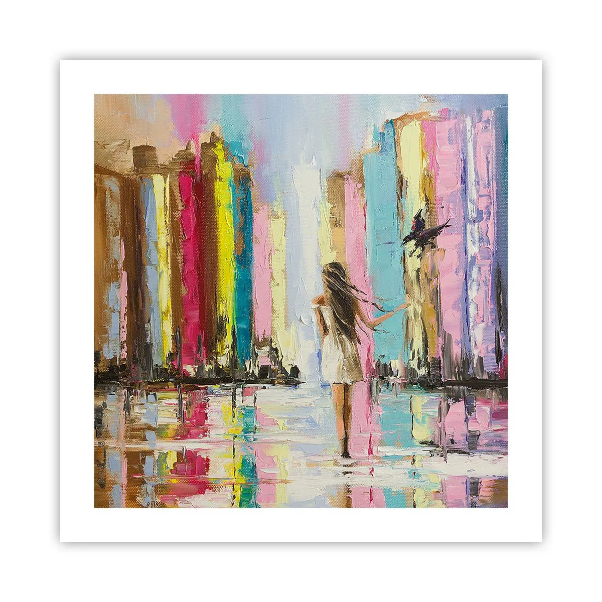 Poszter - Kövessél - 50x50 cm