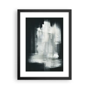 Poszter fehér keretben - Függőlegből és vízszintből szőtt - 30x40 cm