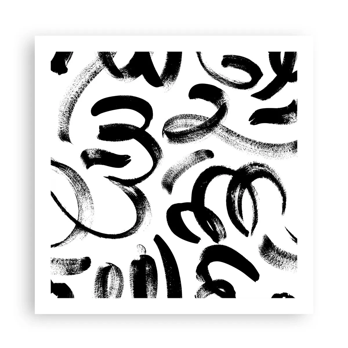 Poszter - Feketén-fehéren - 60x60 cm