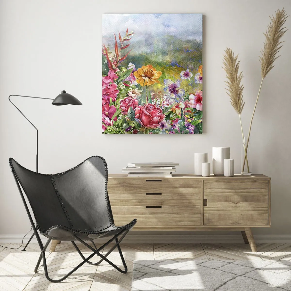 Üveg kép - A kert, amelyik megőrült - 50x70 cm