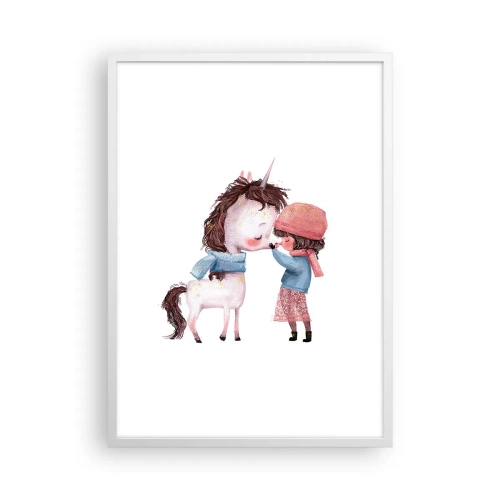Poszter fekete keretben - Téli mese - 50x70 cm