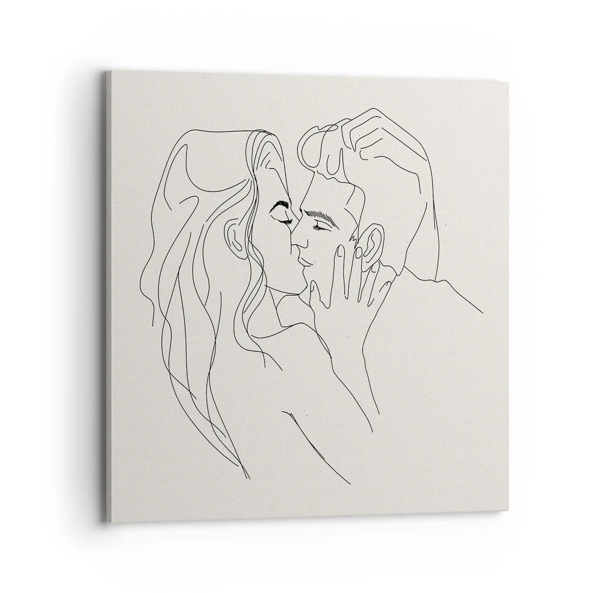 Vászonkép - Összegabalyodva az érzésben - 70x70 cm