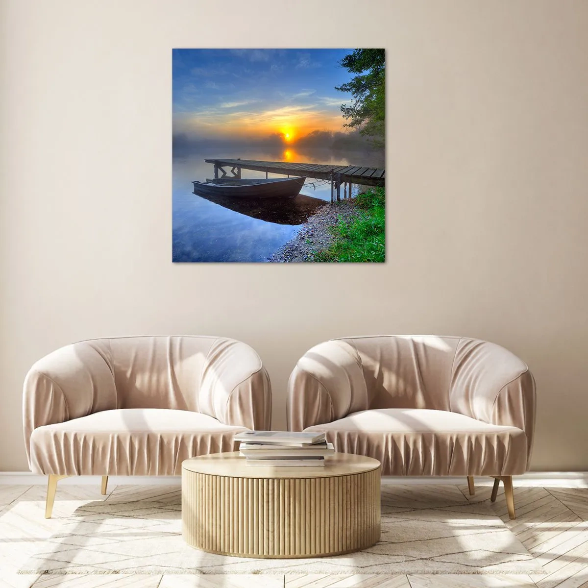 Üveg kép - Hogyan válik a hétköznapi varázslatossá - 40x40 cm